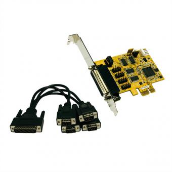 PCI Express x1 Karte, 4x seriell RS-232 