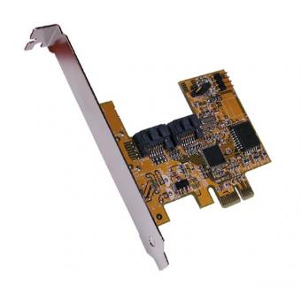 Carte PCIe x1, 2x S-ATA II RAID 0/1 