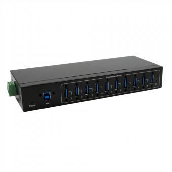 EX-11220HMVS HUB 10 ports USB 3.2 Gen 1 Métal VIA VL811+ Chipset 