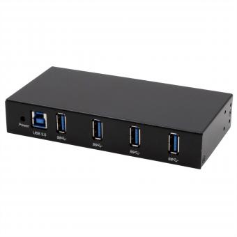 EX-11234HMS-2 4 Port USB 3.2 Gen 1 HUB, Din-Rail Kit und Wand VIA VL817_Q7S Chipsatz 