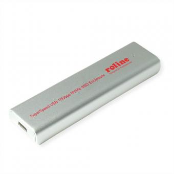 Boîtier externe SSD, M.2, NVMe - USB 3.2 Gen 2 type C 