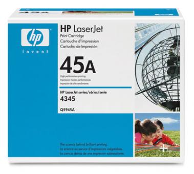 Cartouche d'impression HP LaserJet n° 45A, Q5945A, noir 