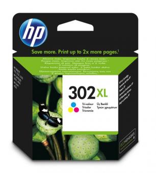 HP cartouche d'impression, couleur, No. 302XL 
