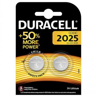 Knopfzelle CR2025-2, 2er Pack 