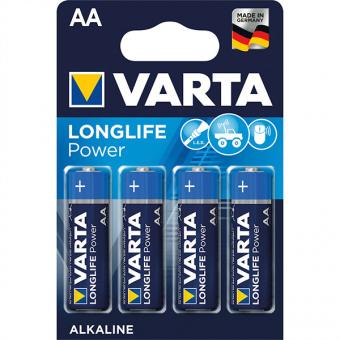 Piles Mignon AM-3, AA, LR06, pack de 4, 1,5V, en Blister 