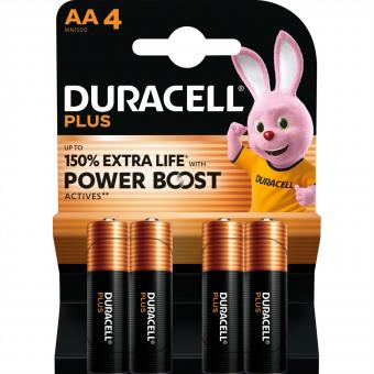 Alkaline Plus, AA (LR6), lot de 4 