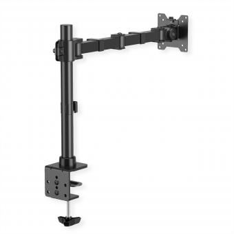 Bras pour écran LCD, barre de support, 4 articulations, fixation sur table, 17 à 49 pouces, jusqu'à 20kg 