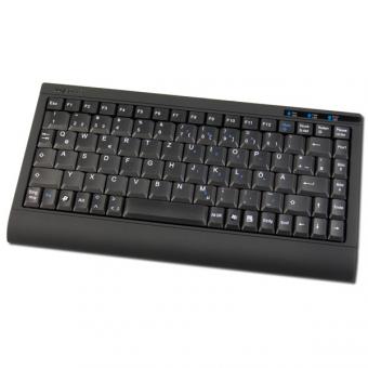 ACK-595 C+ Mini-Tastatur PS/2 USB schwarz 