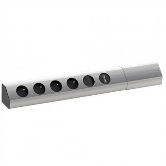 CASIA 4xUTE 1xSchalter 1xUSB Charger Strom 2m CEE7/7 