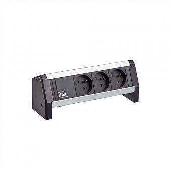 DESK 3xUTE 35° schwarz Ein-Ausgang:GST18 