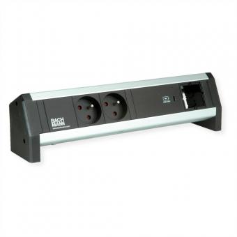 DESK 2xUTE 1xUSB C 60W 1xCM GST18 