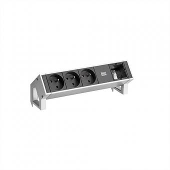 DESK2 3xUTE 1xCM 0,2m GST18 INOX 