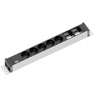 UNIVERSAL 5xUTE 2xCM Strom 3,0m CEE7/7 