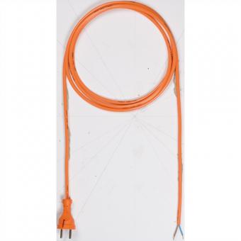 Câble d'alimentation PUR 2x1,00 3m orange, H05BQ-F 24G/AEH 