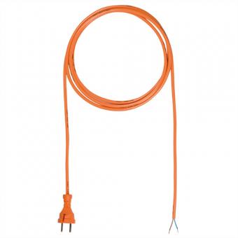 Câble d'alimentation PUR 2x1,50 5m orange, H07BQ-F 24G/AEH 