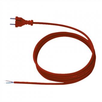 Neopren-Zuleitung 2x1.0 5m rot, H07RN-F 24G/AEH 