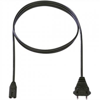 Petit appareil 2x0,75 noir 1,5m, H03VVH2-F non emballé 