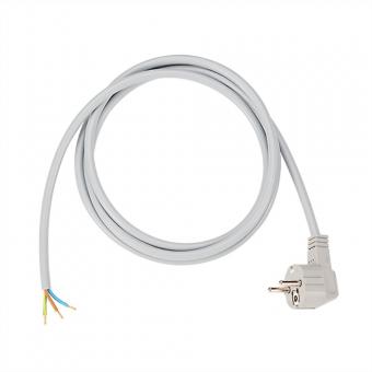 Câble H05VV-F 3G1,5 2m, gris, emballé individuellement 