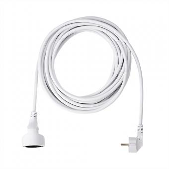 Câble d'extension, prise de sécurité 230V, 10m, blanc 