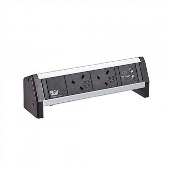 DESK 2xUK 45° USB Charger, Strom GST18, Großbritannien 