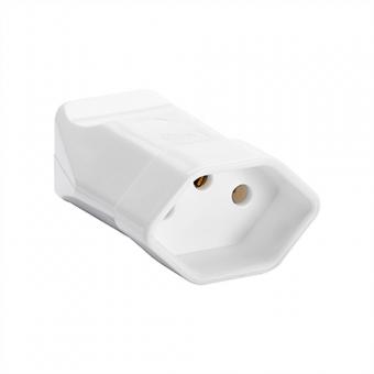 Kupplung CH, 10A, weiß, Schweiz 