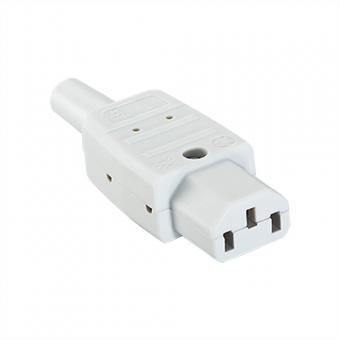 Kaltgerätedose Typ 794 70°C, Hellgrau 