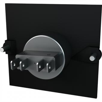 Rahmen 1xTaster Edelstahl 