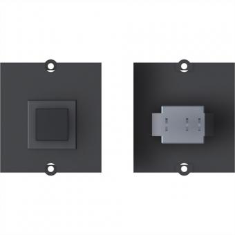 Rahmen 1xTaster schwarz 1,0m, GST15i2 Abschaltautomatik 