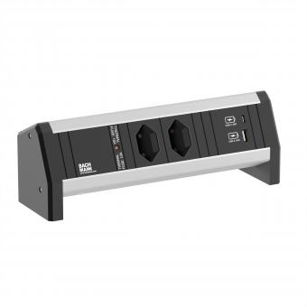 DESK 2xCH 0°, 1xUSB A/C 22W GST18 Schweiz 
