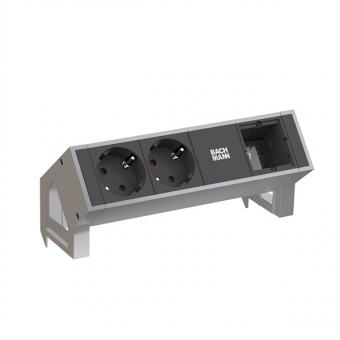 DESK2 2x contact de mise à la terre 1x ABD GST18 Inox 