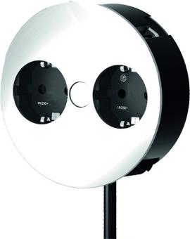 TWIST 2S, Steckdoseneinheit, 2x Schuko 