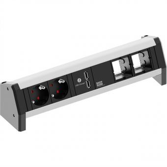 DESK 2x Schutzkontakt 1x USB Charger 2x ABD GST18 