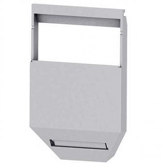 DESK2, verdeckte Kabelführung, Inox 