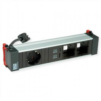 POWER FRAME Medium 1x CEE7/7 2xCM 1xUSB Charger 