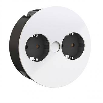 TWIST 2x Schutzkontakt, Aderendhülsen, Schutzkontaktmontagestecker, wie 