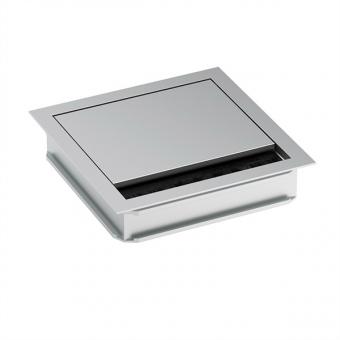 LOOP SQUARE Kabeldurchführung, 120mm, Aluminium 
