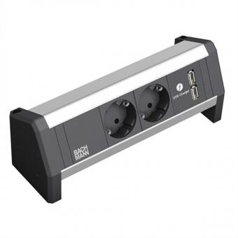 DESK 2x Schutzkontakt 1x USB Charger 