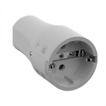 Prise femelle Schuko CEE 7/3 16A/250VAC, gris, montage 