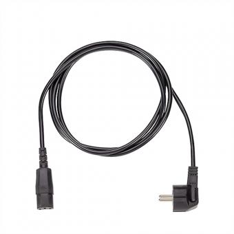 Câble H05VV-F 3G0,75mm² , L: 2,0m noir C13/CEE7/7 