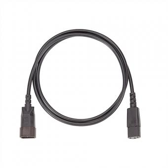 Câble prolongateur H05VV-F 3G1,0mm² , L: 1,5m noir C13/C14 