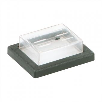 PVC-Kappen und Rahmen, Serie 2 2, für 2polig, klar/s 