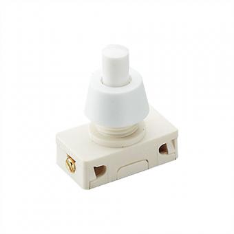 Druckknopfschalter Serie 3030, Ausschalter, 1polig, weiß 