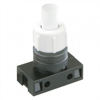 Bouton-poussoir série 8001, à fermeture, 1 pôle, 8-15mm, blanc 