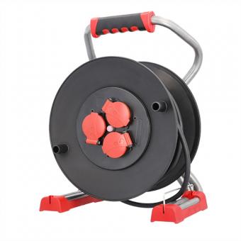 Profi-Kabeltrommel 3xCEE7/3 H07RN-F 3G1,5mm² 25,0m CEE7/7 