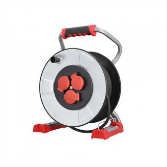 Profi-Kabeltrommel IronCoat 3xCEE7/3 H07RN-F 3G1,5mm² 25m 