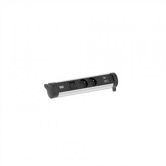CYCLE Base 2xUTE 1xSchalter 1xUSB A/C 22W 0,2m GST18 