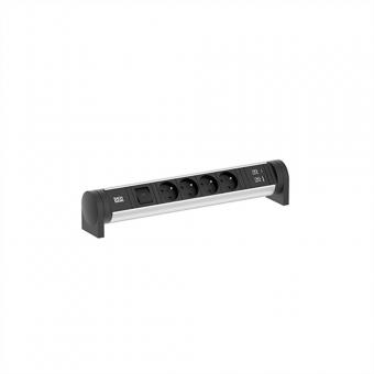 CYCLE Desk 4xUTE 1xSchalter 1xUSB A/C 22W 0,2m GST18 