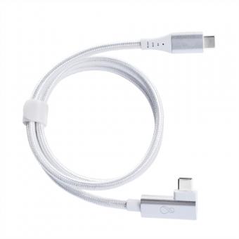 Ochno Câble USB-C coudé 0,7m argent 