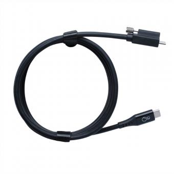 Ochno USB-C Kabel mit Schraube 2,0m schwarz 