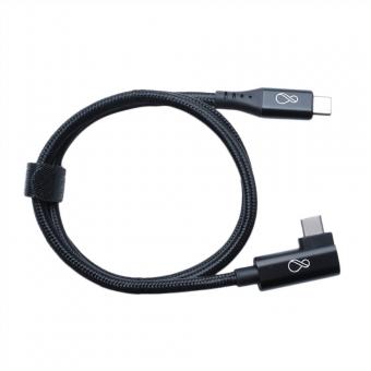Ochno USB-C Kabel gewinkelt 0,7m schwarz 